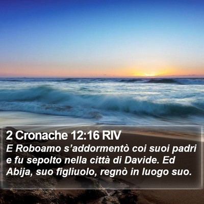 2 Cronache 12:16 RIV Bible Verse Image