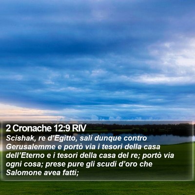 2 Cronache 12:9 RIV Bible Verse Image