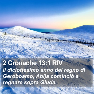 2 Cronache 13:1 RIV Bible Verse Image