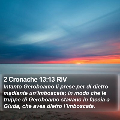 2 Cronache 13:13 RIV Bible Verse Image