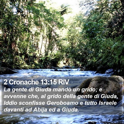 2 Cronache 13:15 RIV Bible Verse Image