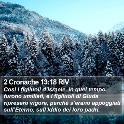 2 Cronache 13:18 RIV Bible Verse Image