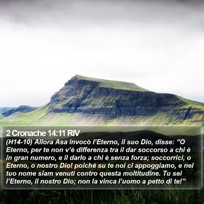 2 Cronache 14:11 RIV Bible Verse Image