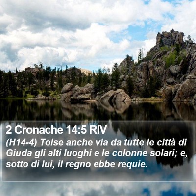 2 Cronache 14:5 RIV Bible Verse Image