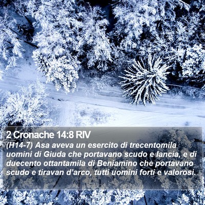 2 Cronache 14:8 RIV Bible Verse Image