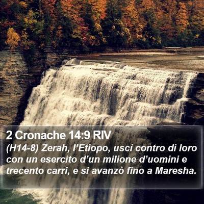2 Cronache 14:9 RIV Bible Verse Image