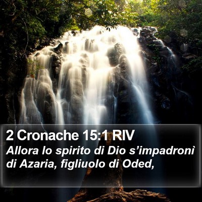 2 Cronache 15:1 RIV Bible Verse Image