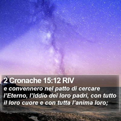 2 Cronache 15:12 RIV Bible Verse Image