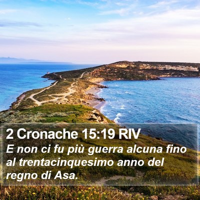 2 Cronache 15:19 RIV Bible Verse Image