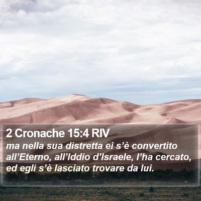 2 Cronache 15:4 RIV Bible Verse Image