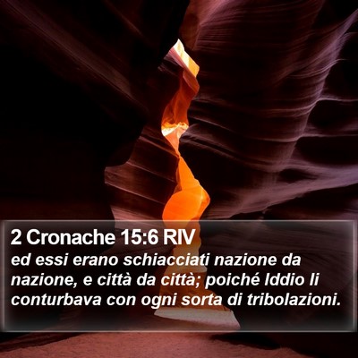 2 Cronache 15:6 RIV Bible Verse Image