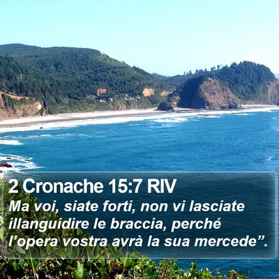 2 Cronache 15:7 RIV Bible Verse Image