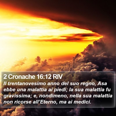 2 Cronache 16:12 RIV Bible Verse Image