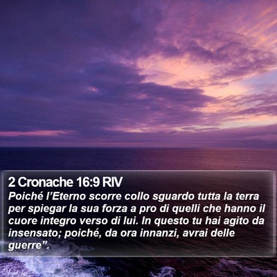 2 Cronache 16:9 RIV Bible Verse Image
