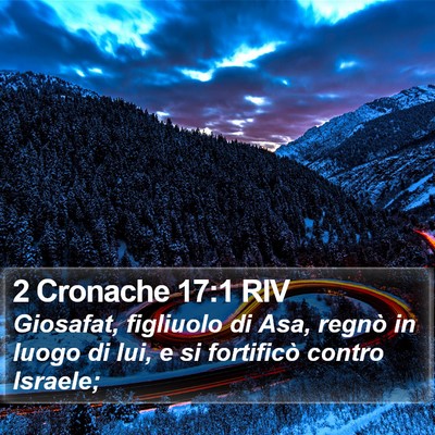 2 Cronache 17:1 RIV Bible Verse Image