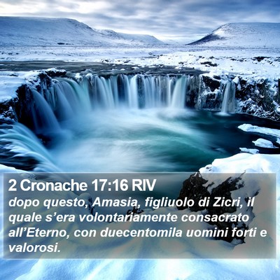 2 Cronache 17:16 RIV Bible Verse Image