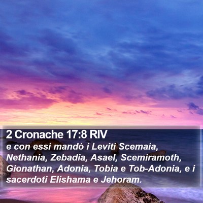 2 Cronache 17:8 RIV Bible Verse Image