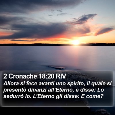2 Cronache 18:20 RIV Bible Verse Image