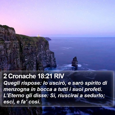 2 Cronache 18:21 RIV Bible Verse Image