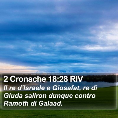 2 Cronache 18:28 RIV Bible Verse Image