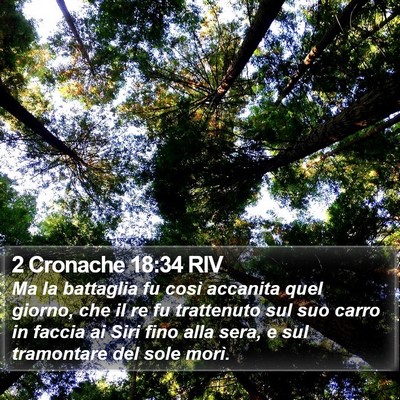 2 Cronache 18:34 RIV Bible Verse Image
