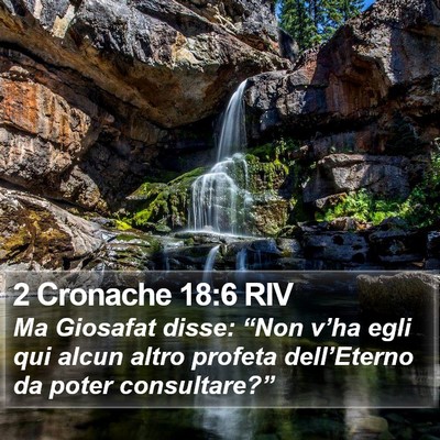 2 Cronache 18:6 RIV Bible Verse Image