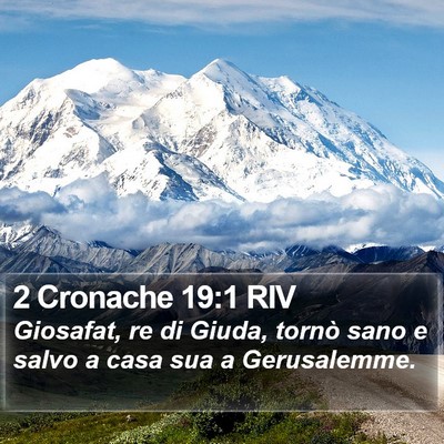 2 Cronache 19:1 RIV Bible Verse Image