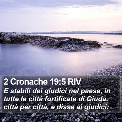 2 Cronache 19:5 RIV Bible Verse Image