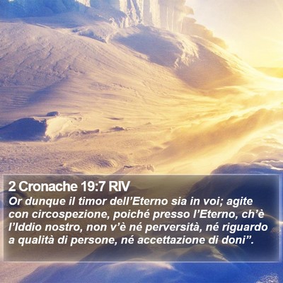 2 Cronache 19:7 RIV Bible Verse Image