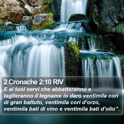 2 Cronache 2:10 RIV Bible Verse Image