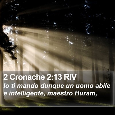 2 Cronache 2:13 RIV Bible Verse Image