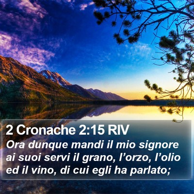 2 Cronache 2:15 RIV Bible Verse Image
