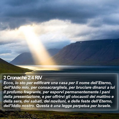 2 Cronache 2:4 RIV Bible Verse Image