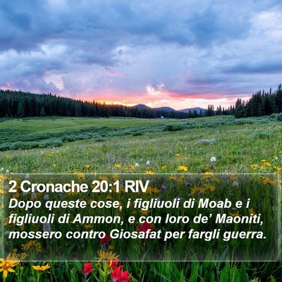 2 Cronache 20:1 RIV Bible Verse Image
