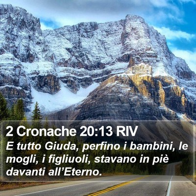 2 Cronache 20:13 RIV Bible Verse Image