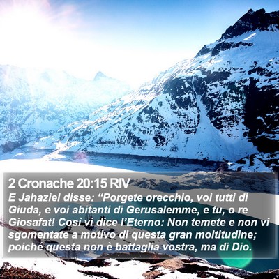 2 Cronache 20:15 RIV Bible Verse Image