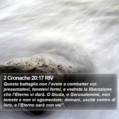2 Cronache 20:17 RIV Bible Verse Image