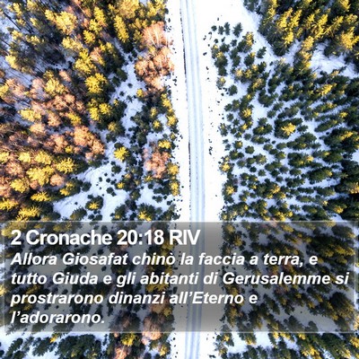2 Cronache 20:18 RIV Bible Verse Image