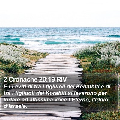 2 Cronache 20:19 RIV Bible Verse Image