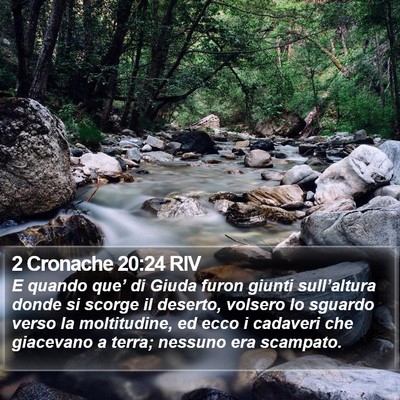 2 Cronache 20:24 RIV Bible Verse Image