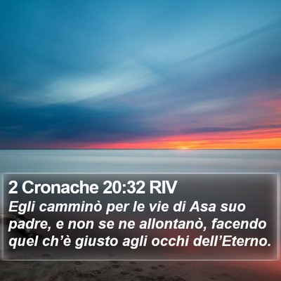 2 Cronache 20:32 RIV Bible Verse Image