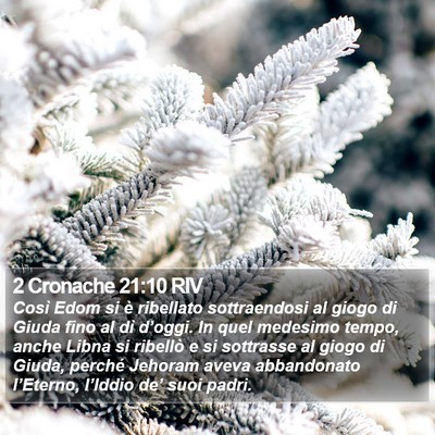 2 Cronache 21:10 RIV Bible Verse Image