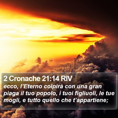 2 Cronache 21:14 RIV Bible Verse Image