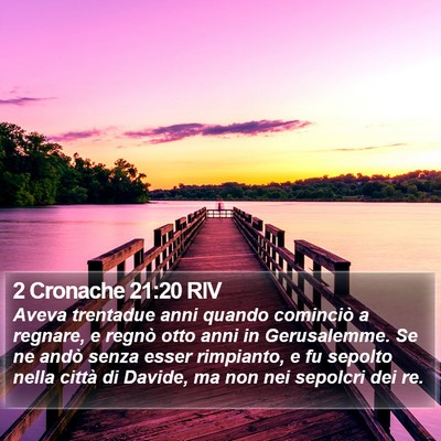 2 Cronache 21:20 RIV Bible Verse Image