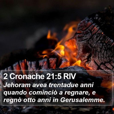 2 Cronache 21:5 RIV Bible Verse Image