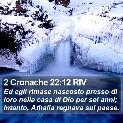 2 Cronache 22:12 RIV Bible Verse Image