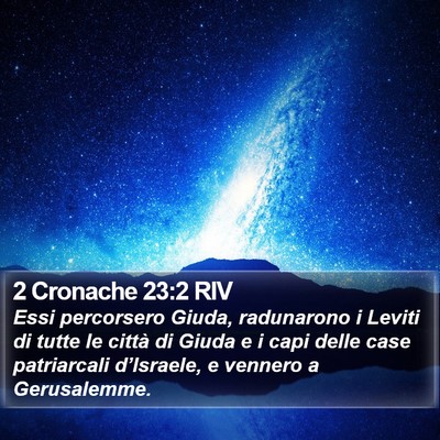 2 Cronache 23:2 RIV Bible Verse Image