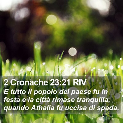 2 Cronache 23:21 RIV Bible Verse Image