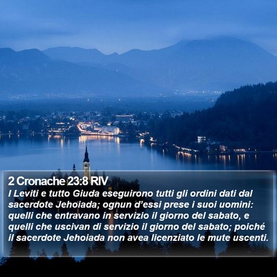 2 Cronache 23:8 RIV Bible Verse Image