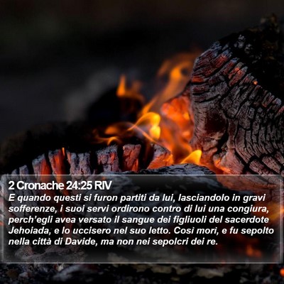 2 Cronache 24:25 RIV Bible Verse Image